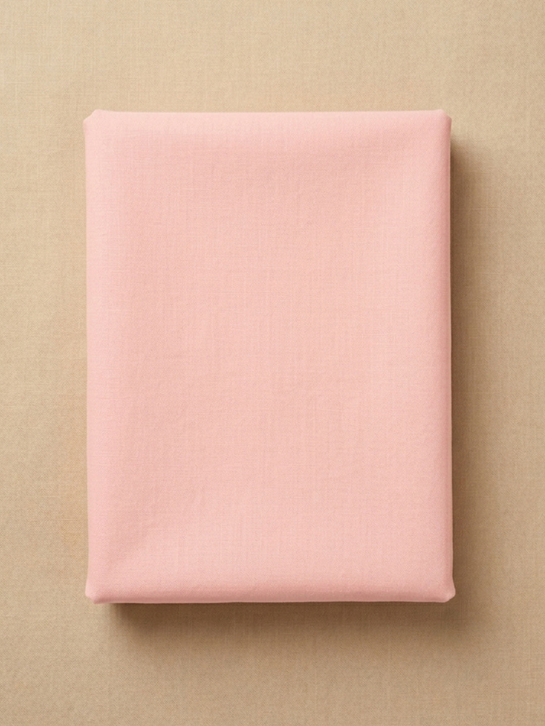 Peach Printed Cotton Blend Unstitched Dress Material