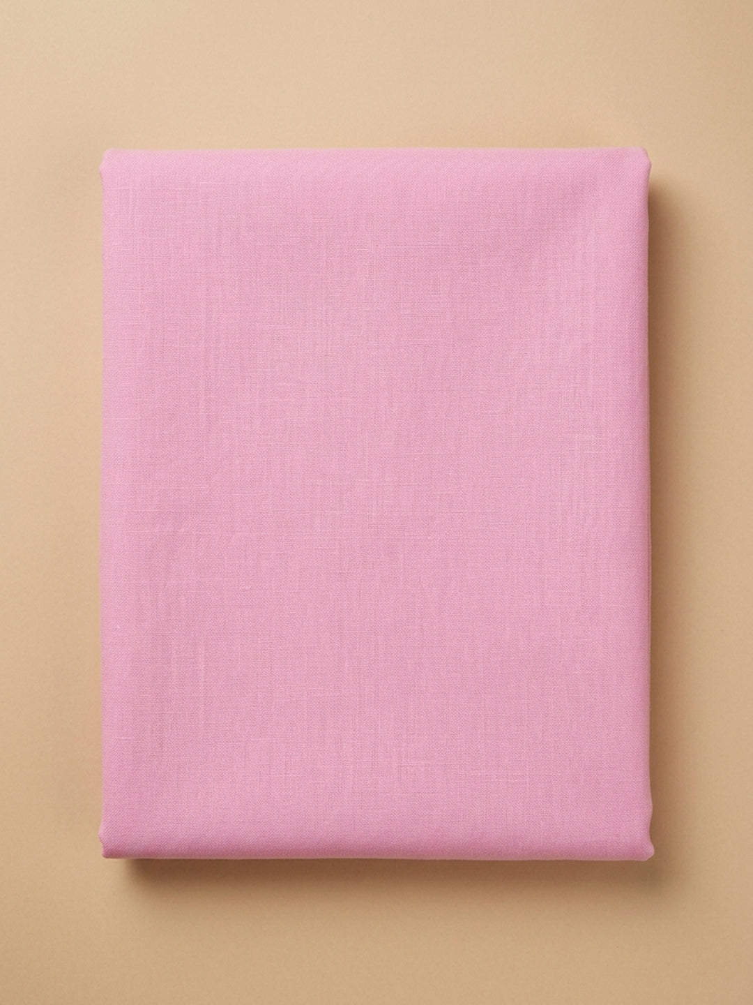 Pink Printed Cotton Blend Unstitched Dress Material