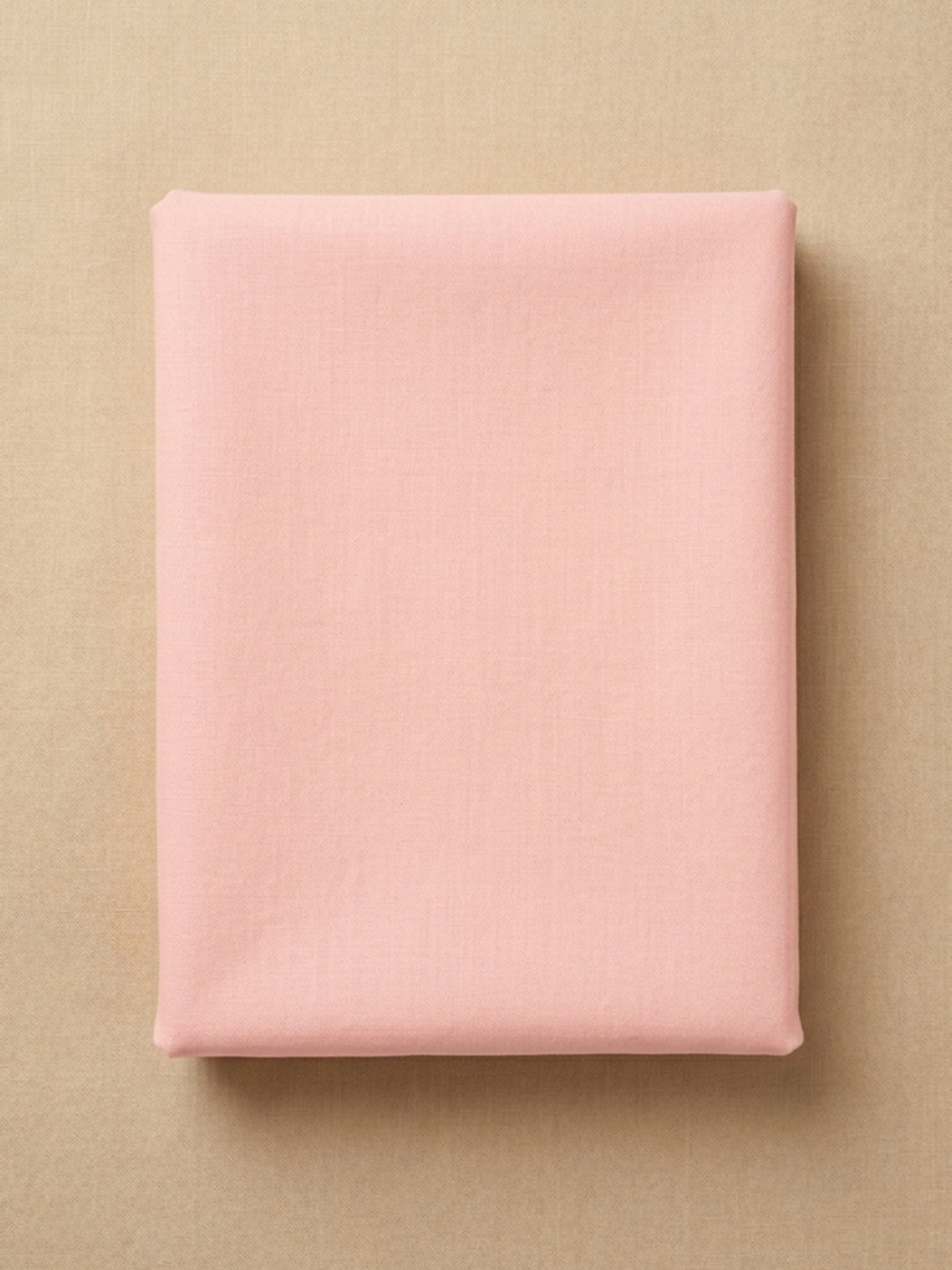 Peach Printed Cotton Blend Unstitched Dress Material
