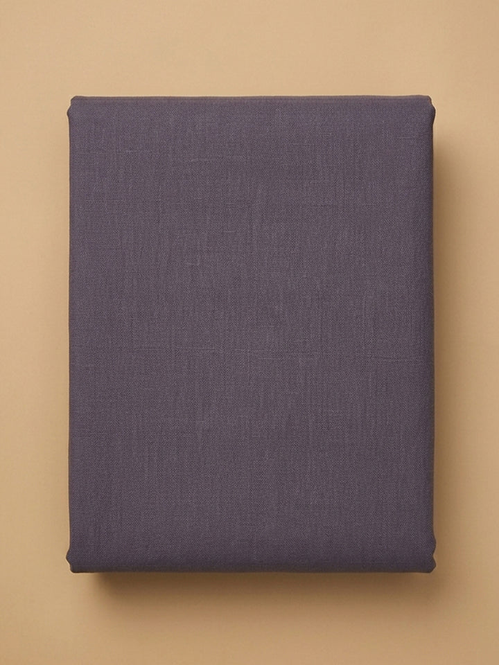 Purple  Tussar Unstitched Dress Material