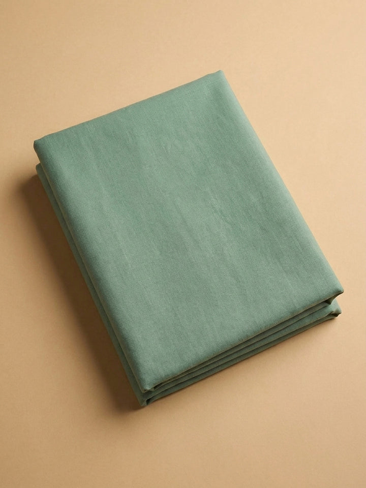 Sea Green  Chanderi Unstitched Dress Material