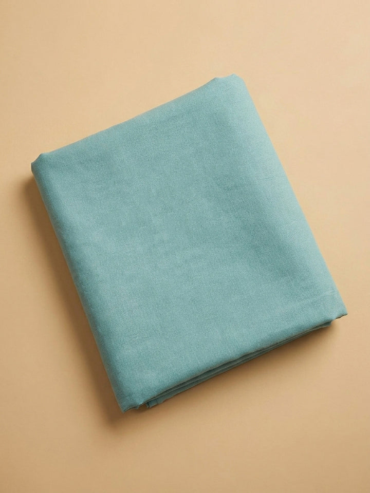 Sky Blue  Chanderi Unstitched Dress Material