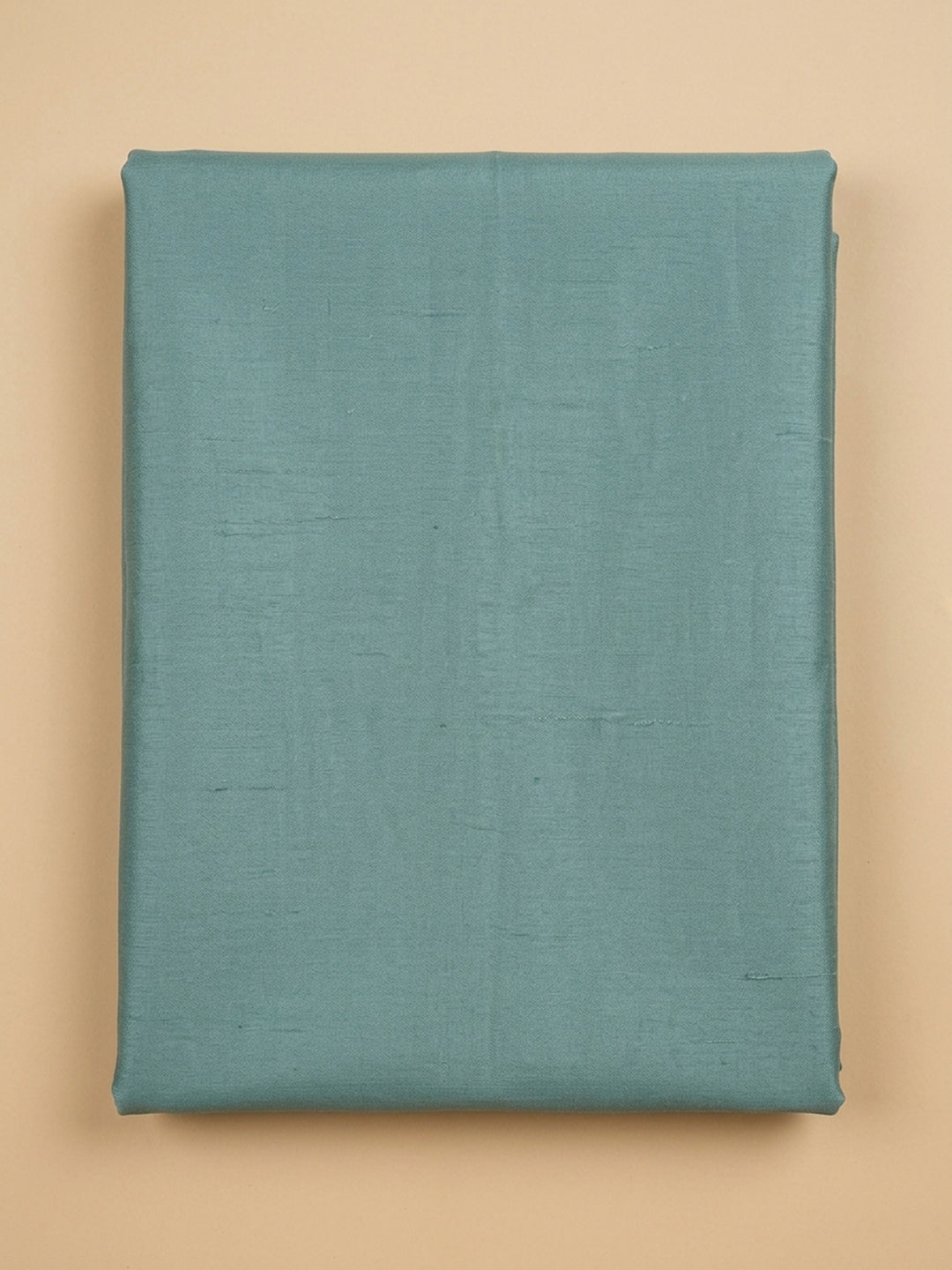Sea Green Printed Chanderi Unstitched Dress Material