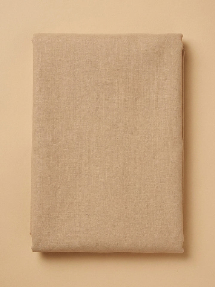Cream  Chanderi Unstitched Dress Material