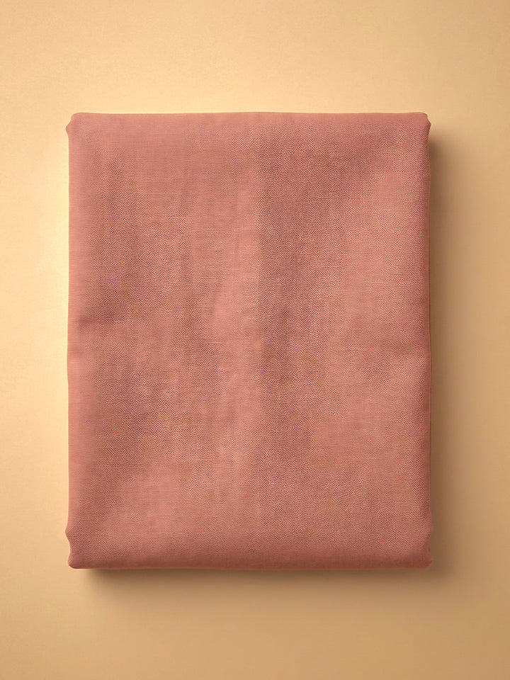 Dusty Pink  Chanderi Unstitched Dress Material