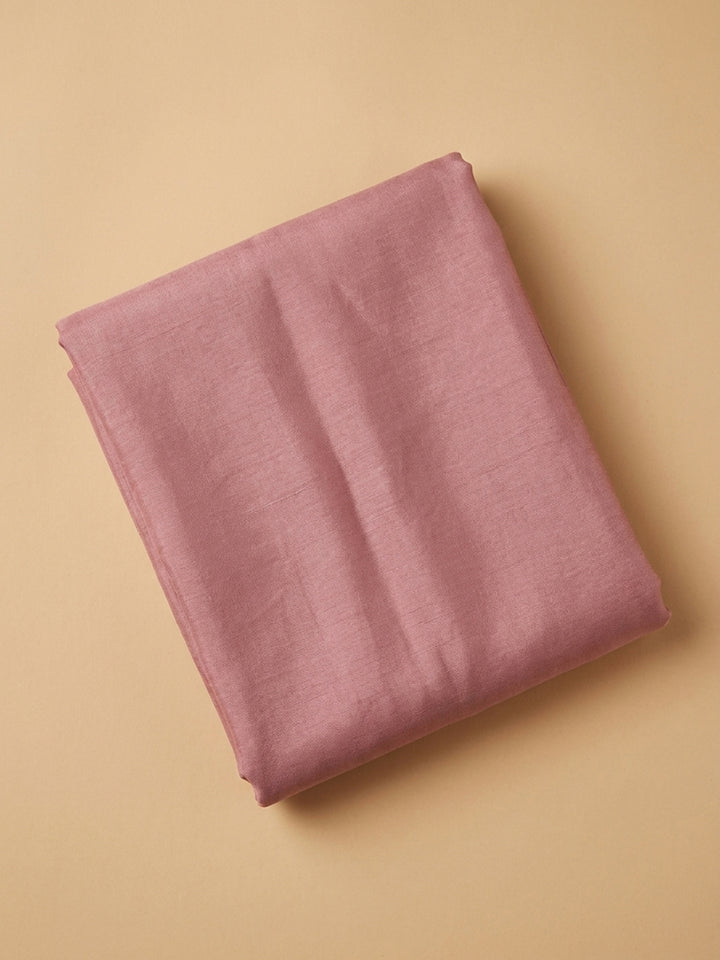 Onion Pink  Chanderi Unstitched Dress Material
