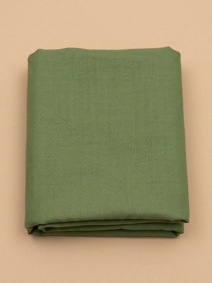 Pista Green  Chanderi Unstitched Dress Material