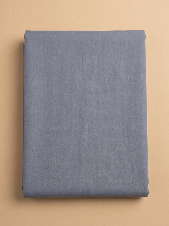 Blue  Cotton Unstitched Dress Material