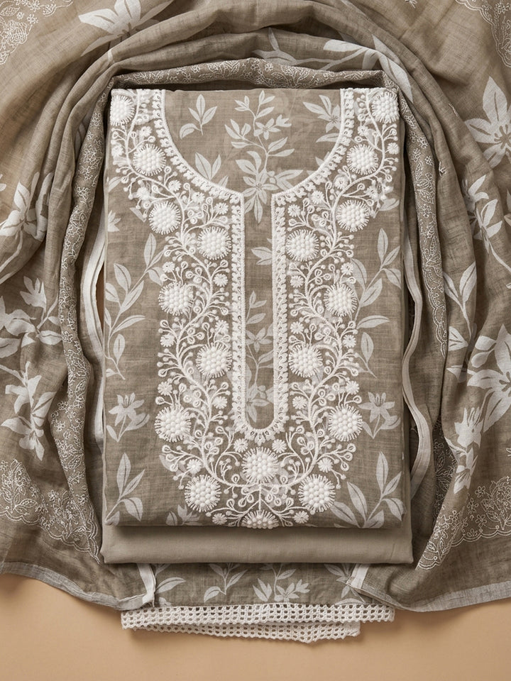 Mouse  Cotton Unstitched Dress Material