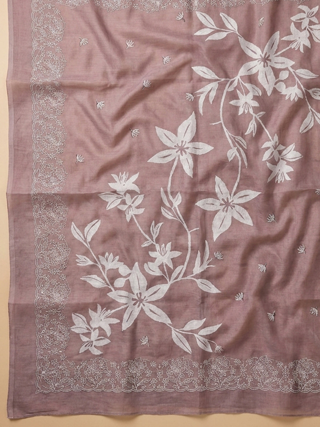 Onion Pink  Cotton Unstitched Dress Material