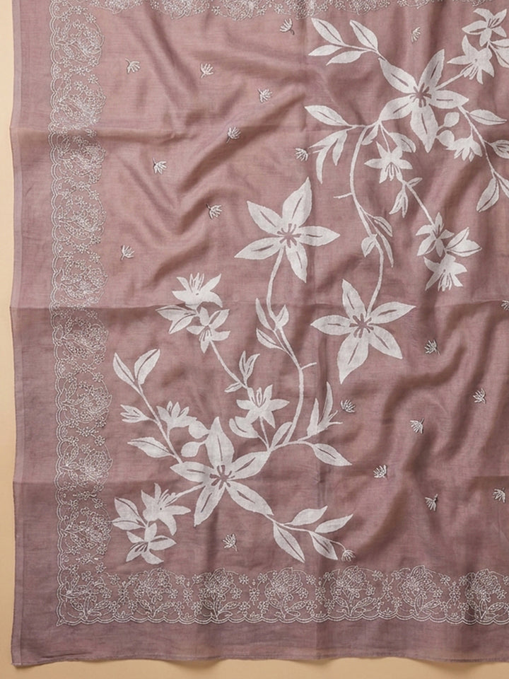 Onion Pink  Cotton Unstitched Dress Material