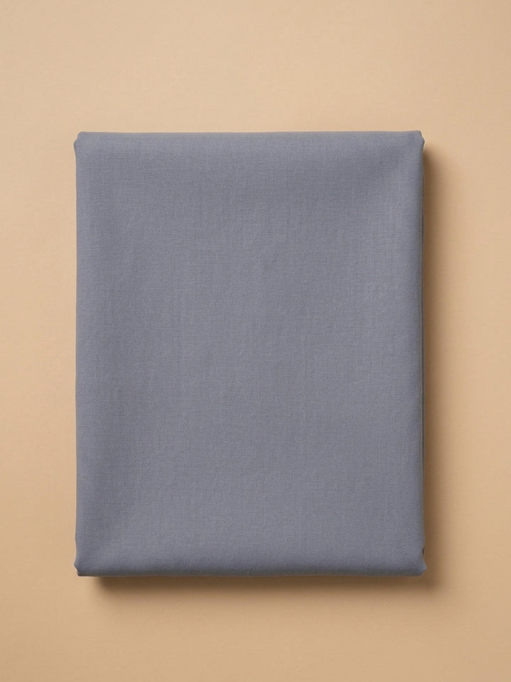 Grey  Chanderi Unstitched Dress Material