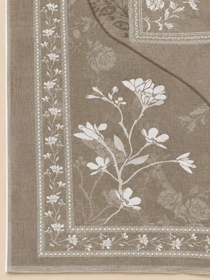 Mouse  Chanderi Unstitched Dress Material