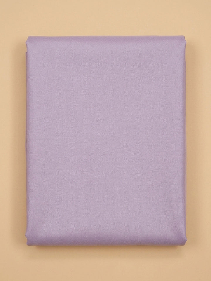 Lavender Embroidery Chanderi Unstitched Dress Material