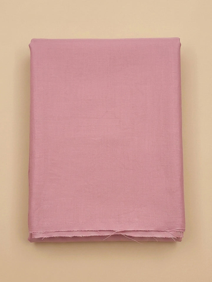 Pink Embroidery Chanderi Unstitched Dress Material