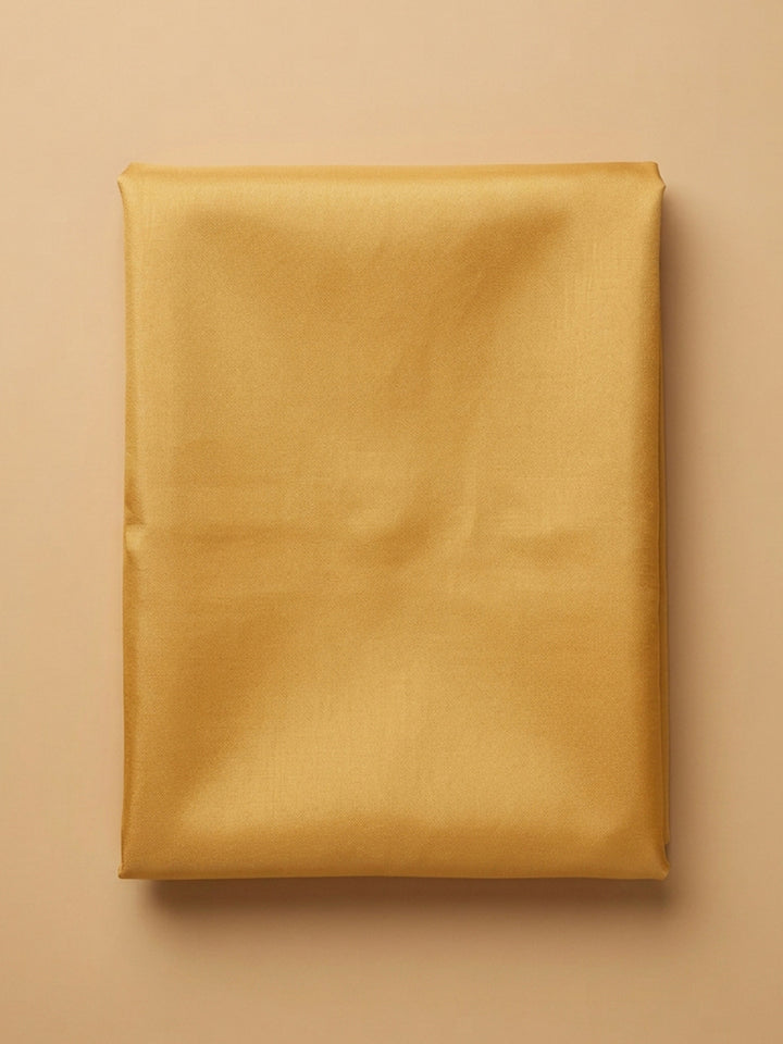 Yellow Embroidery Chanderi Unstitched Dress Material