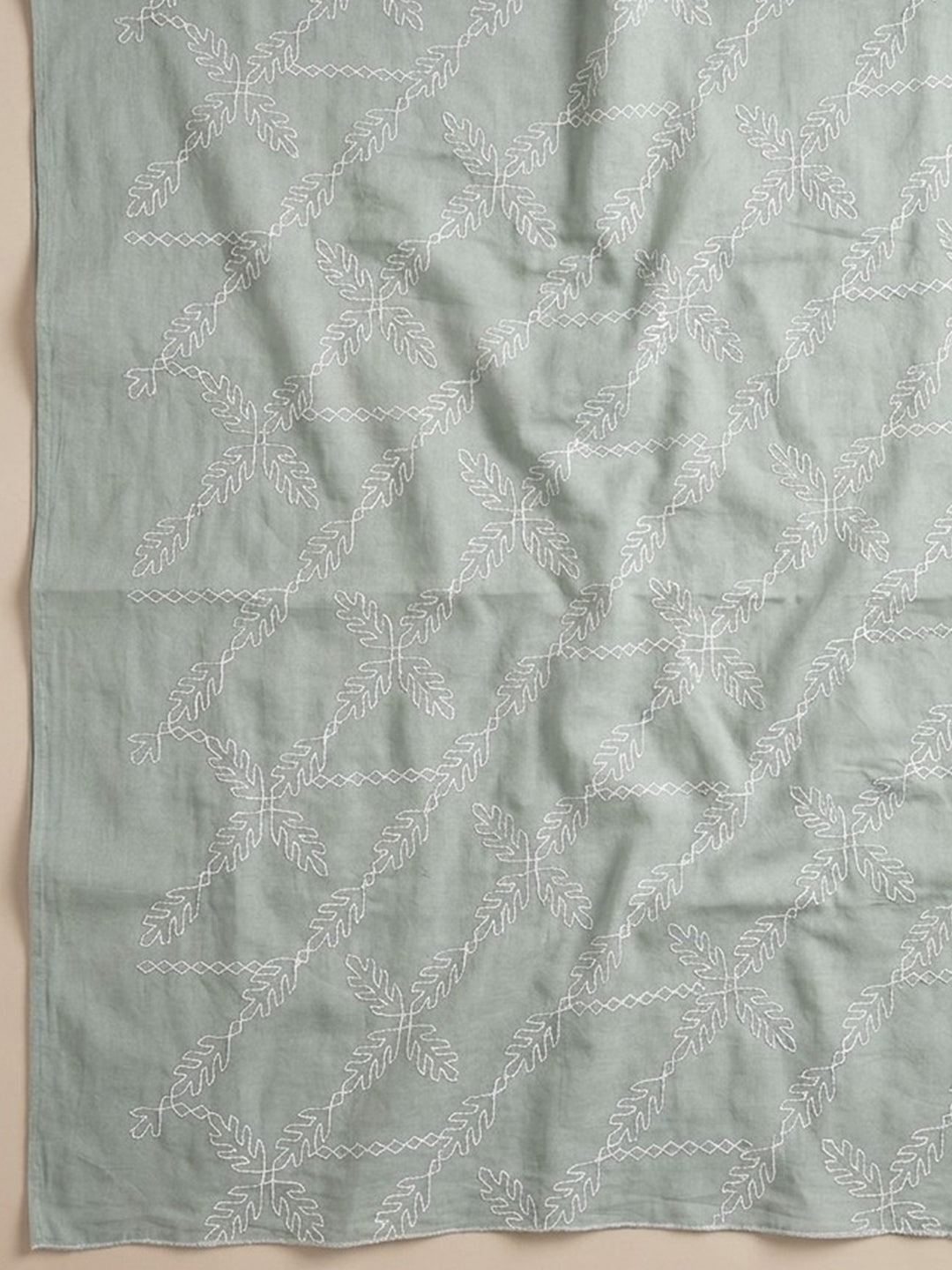Aqua  Cotton Unstitched Dress Material