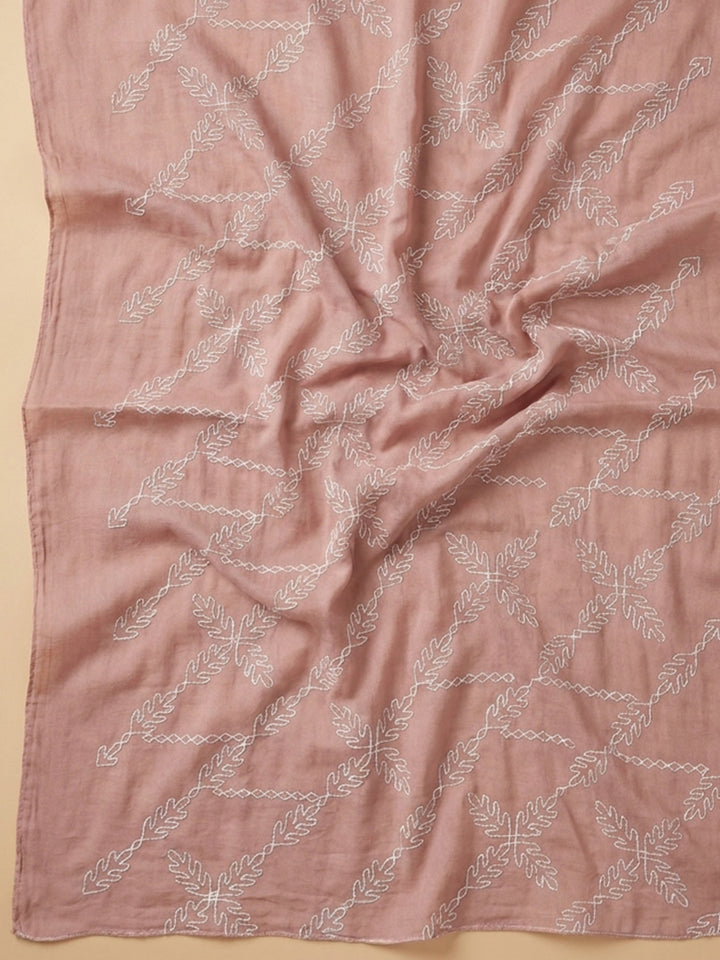 Onion Pink  Cotton Unstitched Dress Material