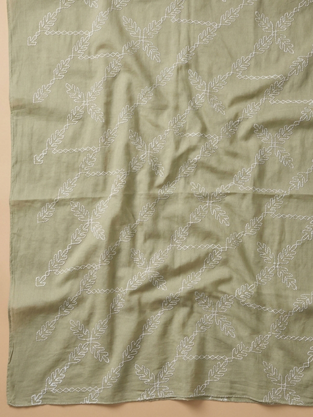 Aqua  Cotton Unstitched Dress Material