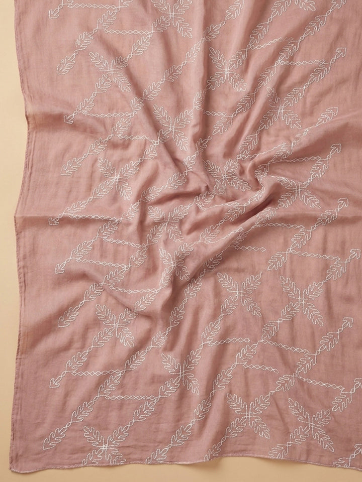 Onion Pink  Cotton Unstitched Dress Material