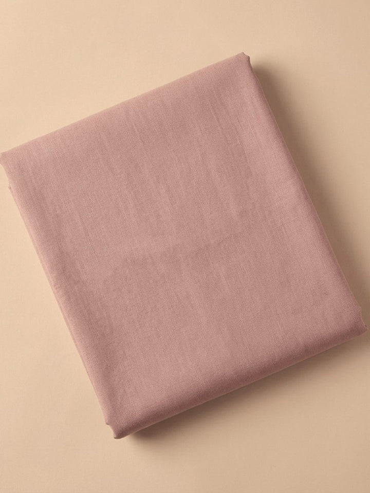 Onion Pink  Cotton Unstitched Dress Material