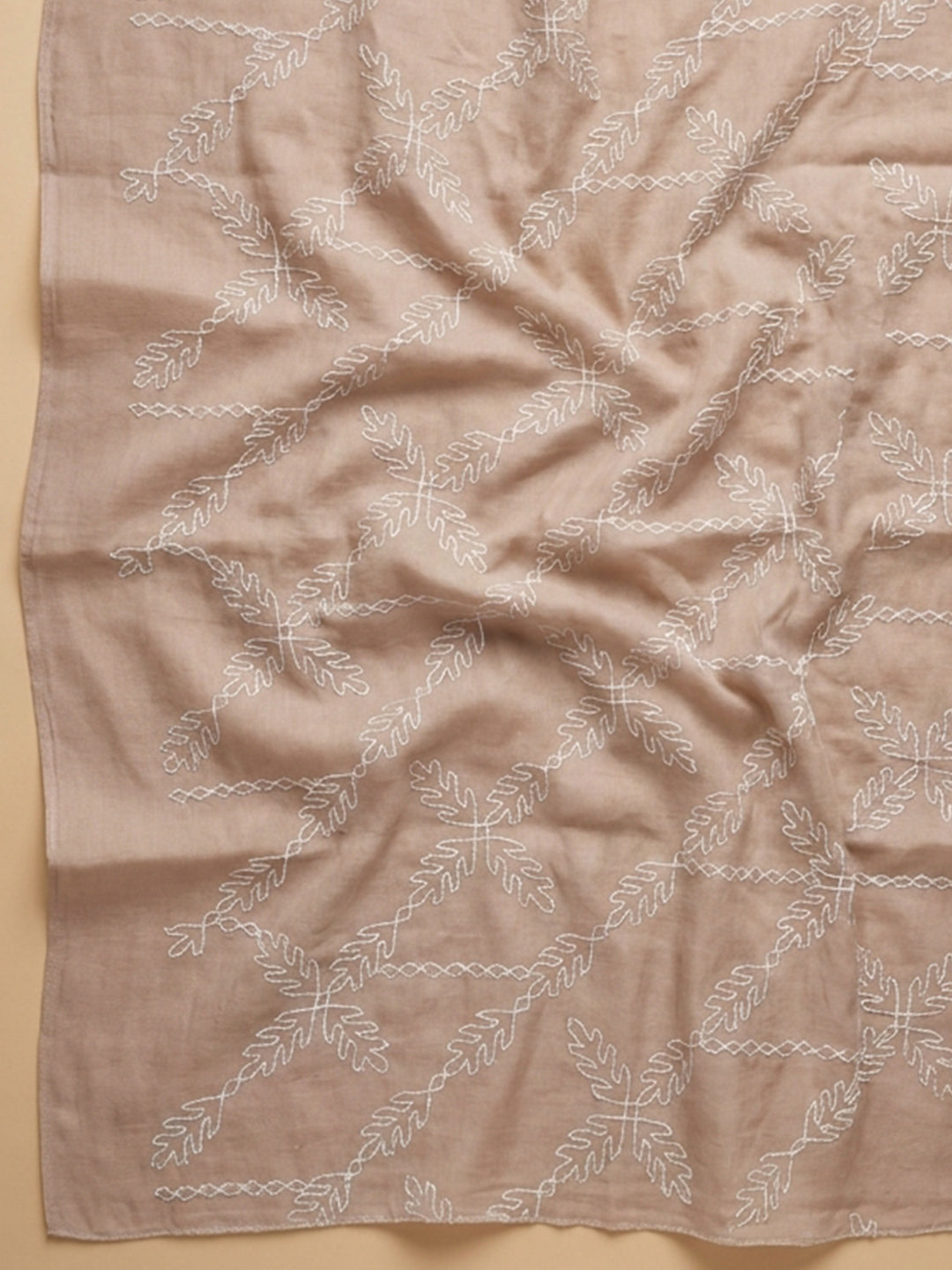 Peach  Cotton Unstitched Dress Material