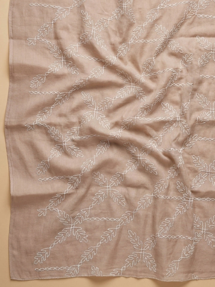 Peach  Cotton Unstitched Dress Material