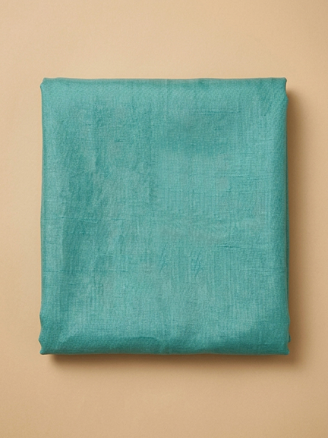 Sea Green Embroidered Chanderi Unstitched Suit &amp; Pant With Chanderi Dupatta