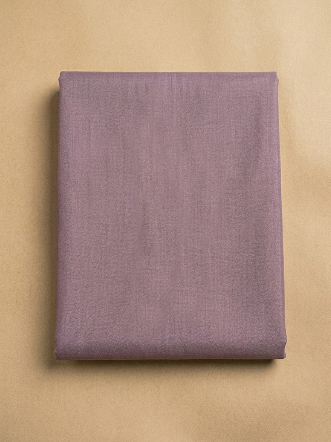 Purple Embroidered Chanderi Unstitched Suit &amp; Pant With Chanderi Dupatta
