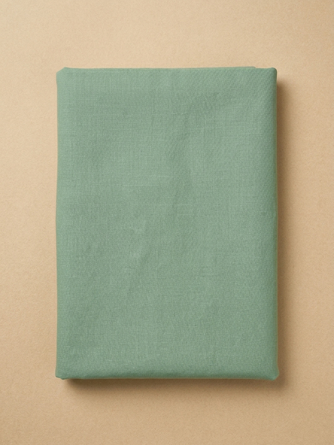 Pista Green Embroidered Linen Blend Unstitched Suit &amp; Pant With Linen Dupatta