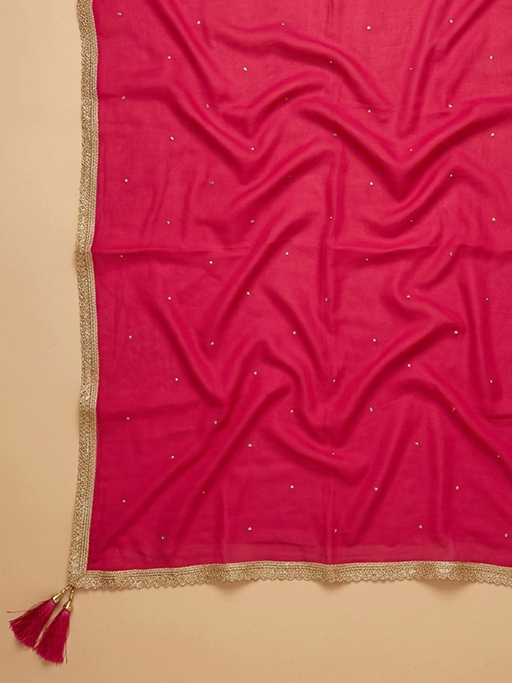Rani Embroidery Cotton Blend Unstitched Dress Material
