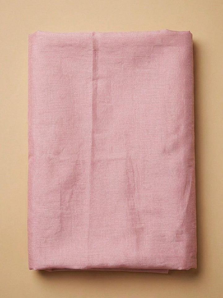 Pink Embroidery Chanderi Unstitched Dress Material