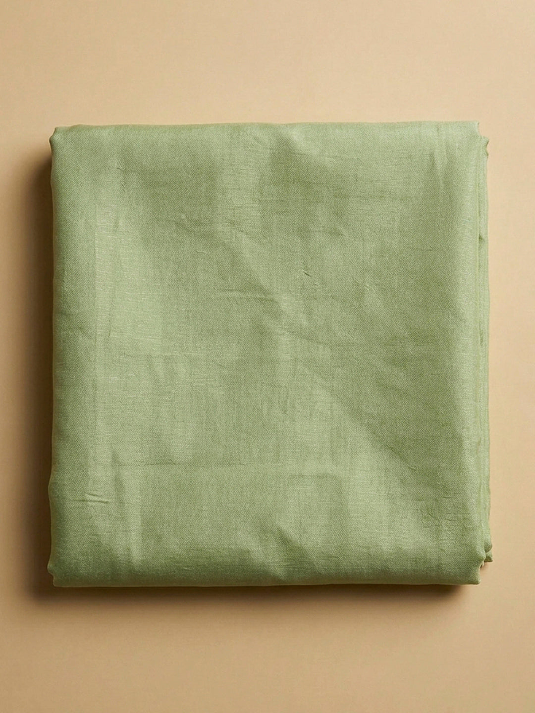 Pista Green Embroidery Chanderi Unstitched Dress Material
