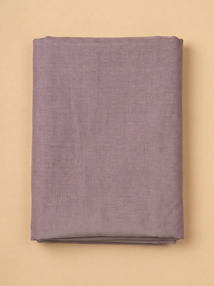Purple Embroidery Chanderi Unstitched Dress Material