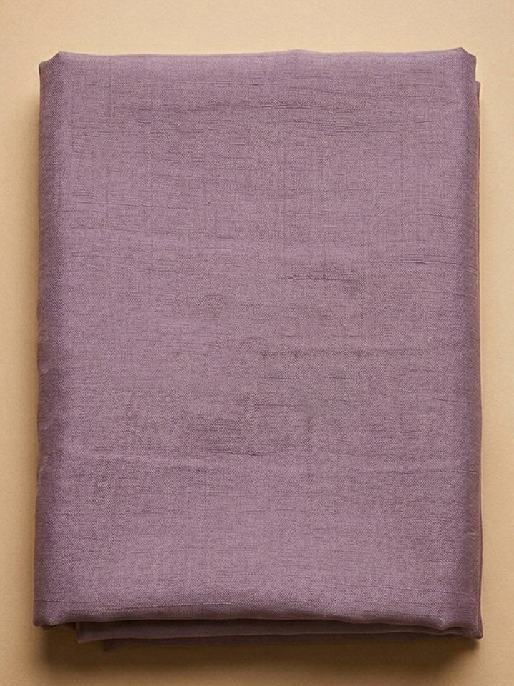 Purple Embroidery Chanderi Unstitched Dress Material