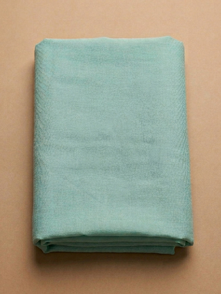 Sky Blue  Chanderi Unstitched Dress Material