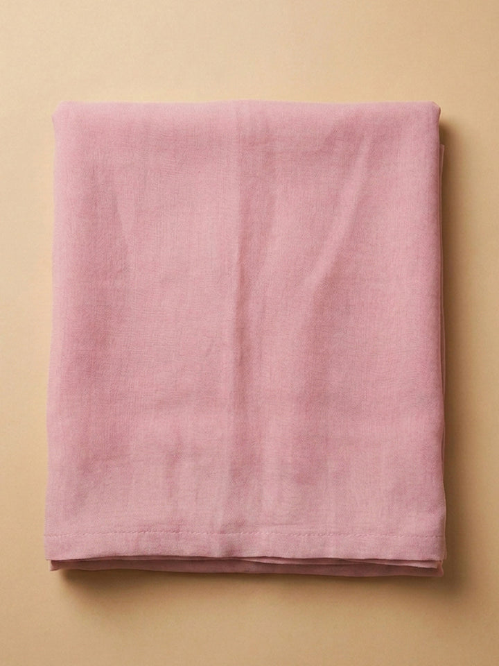 Peach  Chanderi Unstitched Dress Material