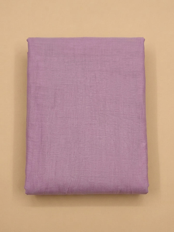 Lavender  Chanderi Unstitched Dress Material