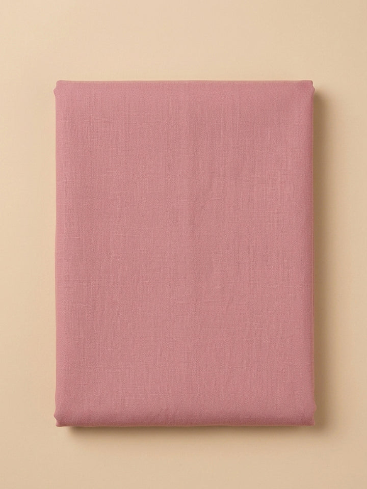 Peach  Chanderi Unstitched Dress Material