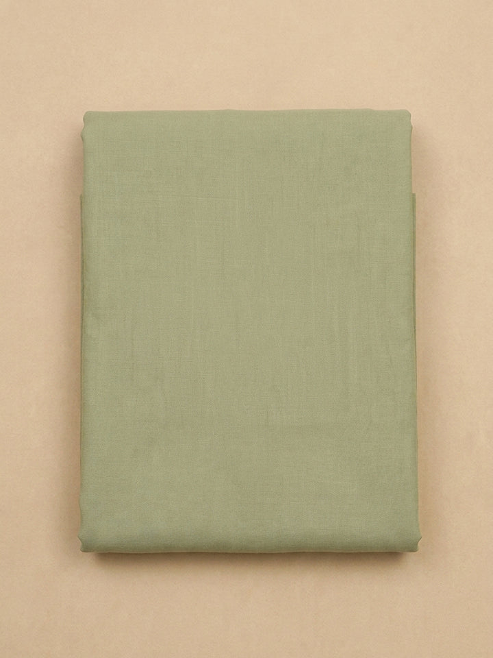 Pista Green  Chanderi Unstitched Dress Material