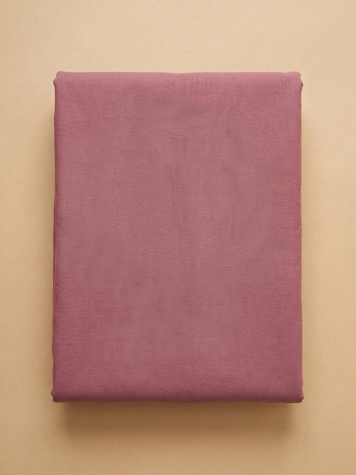 Onion Pink  Chanderi Unstitched Dress Material
