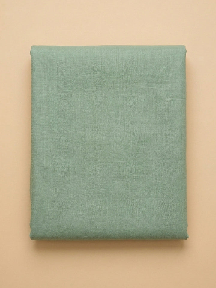 Sea Green  Chanderi Unstitched Dress Material