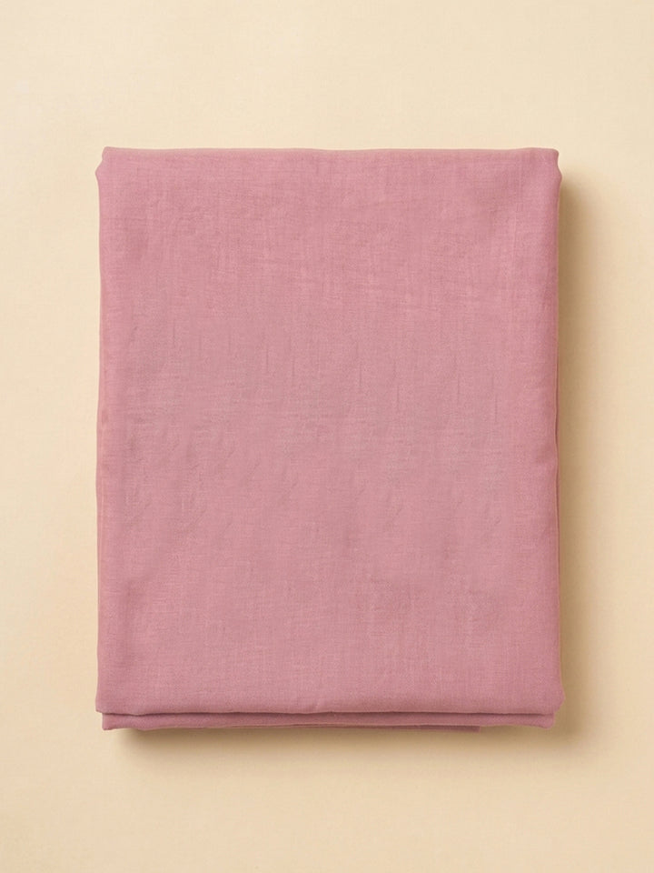 Peach  Chanderi Unstitched Dress Material