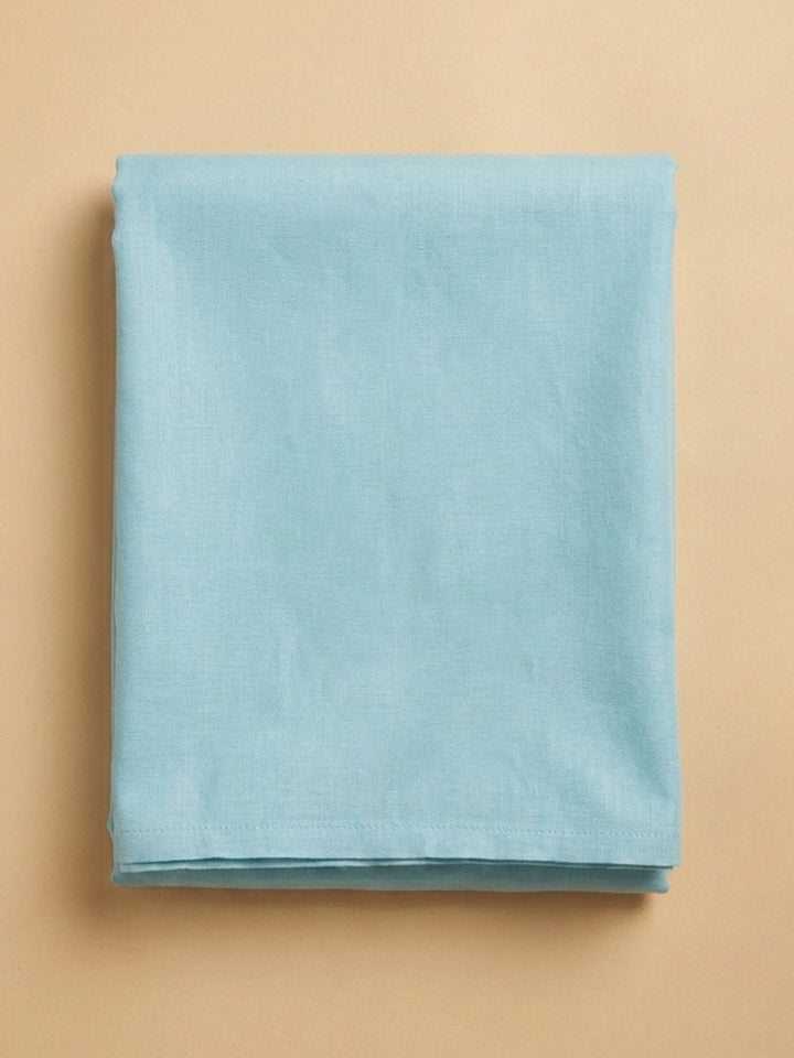 Sky Blue  Chanderi Unstitched Dress Material
