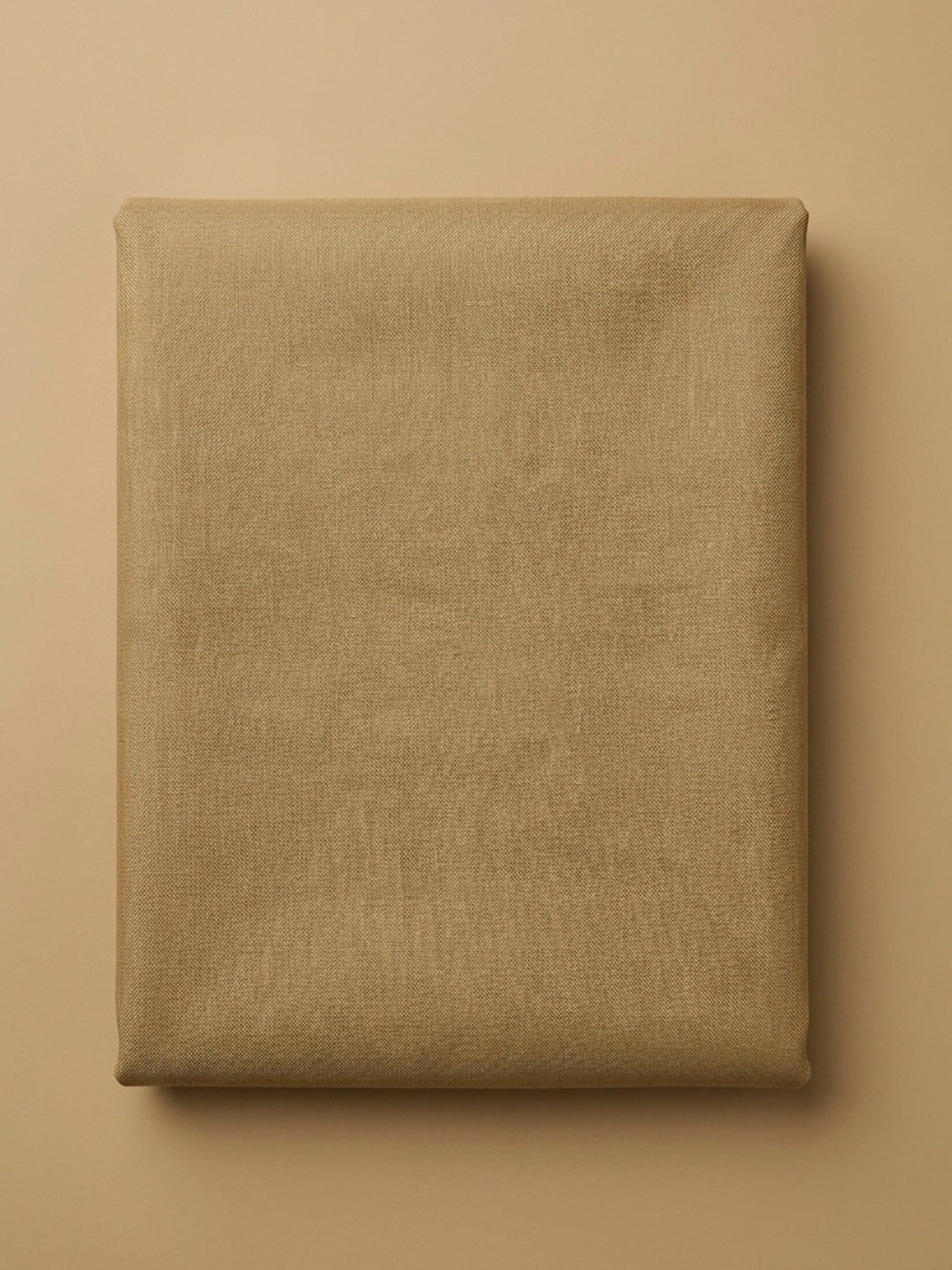 Beige  Chanderi Unstitched Dress Material
