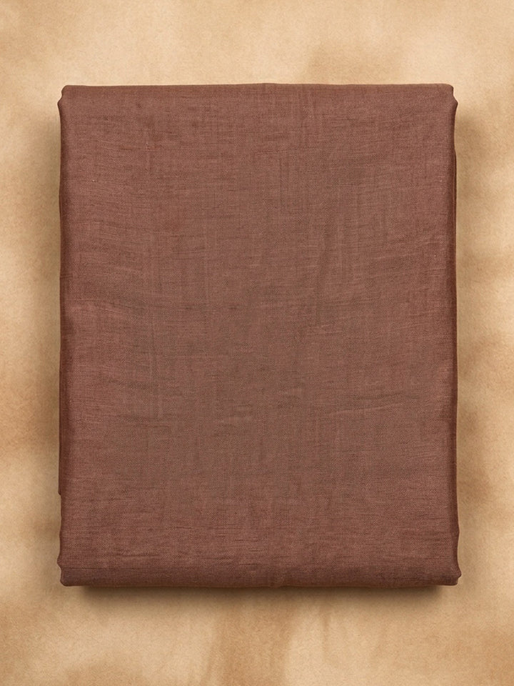 Peach  Chanderi Unstitched Dress Material
