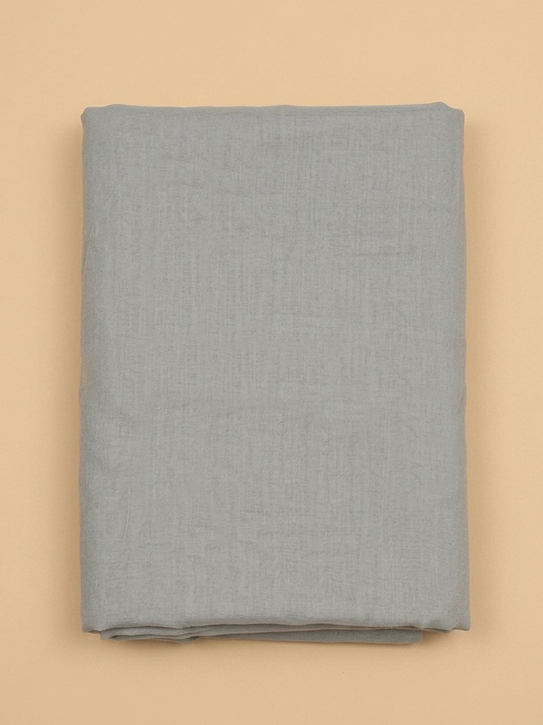 Grey  Chanderi Unstitched Dress Material