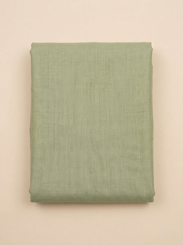 Pista Green  Chanderi Unstitched Dress Material