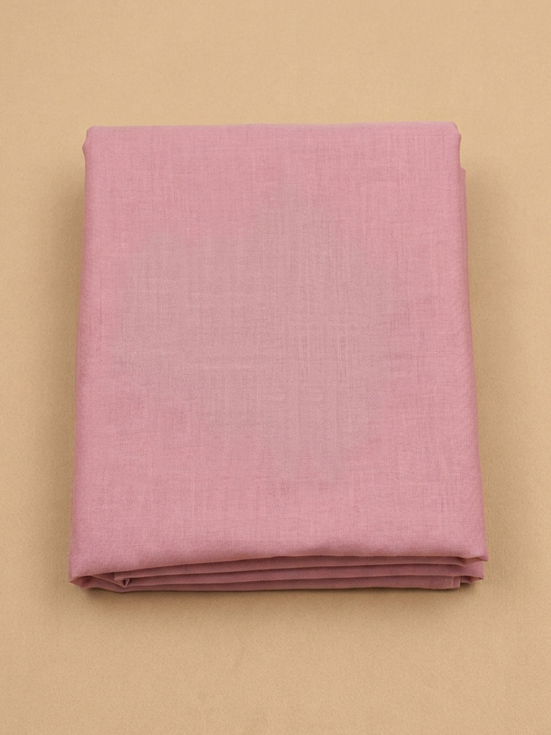 Peach  Chanderi Unstitched Dress Material