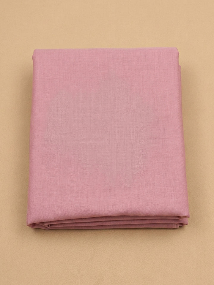 Peach  Chanderi Unstitched Dress Material